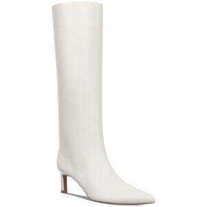 On 34th Womens Rachelle Stovepipe Knee High Boots Bone Smooth Size 10M NIB